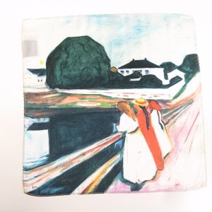 Edvard Munch herretørkle silke