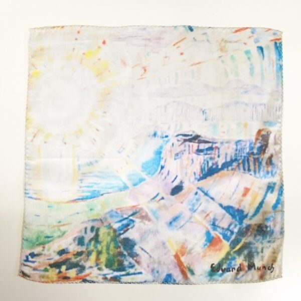Edvard Munch herretørkle silke – solen