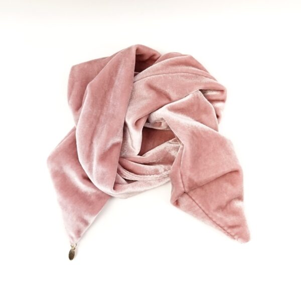 Hårbånd wire velur – barn – lys dusty pink