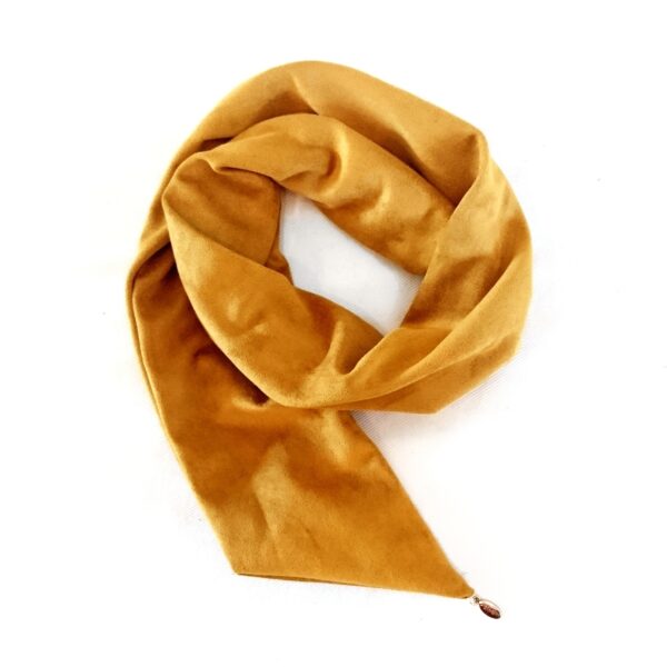 Hårbånd wire suede – oker