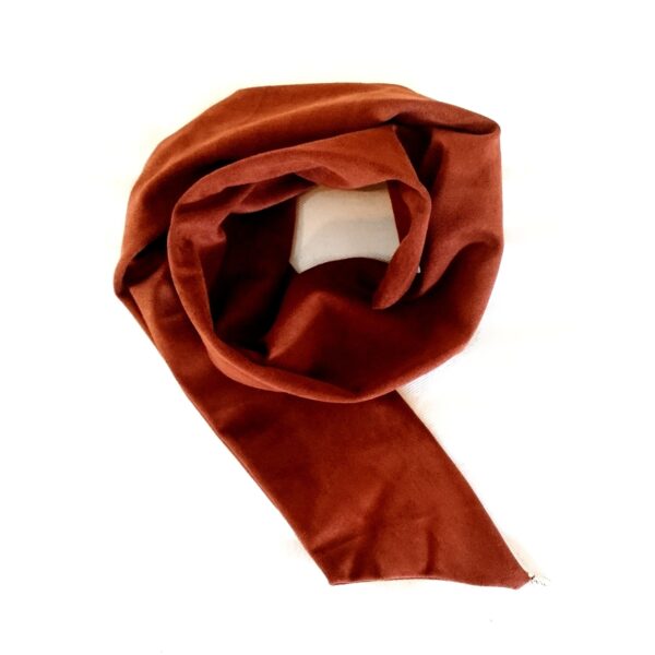Hårbånd wire suede – mørk cognac