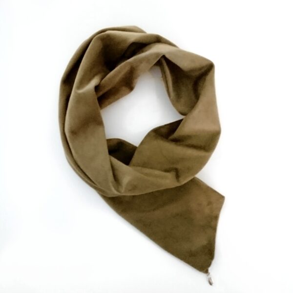 Hårbånd wire suede – lys oliven