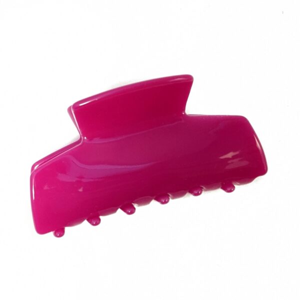 Hårklype basic collection stor – mørk cerise