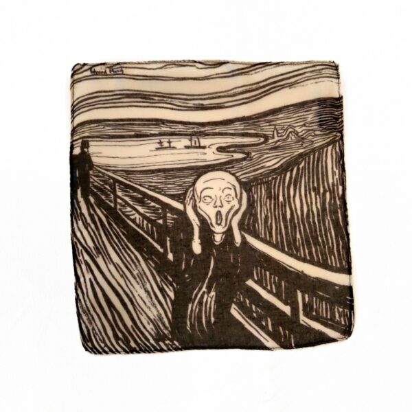 Edvard Munch herretørkle – skrik litografi