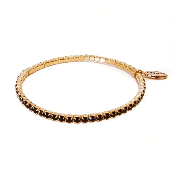 Armbånd stener strikk – sort