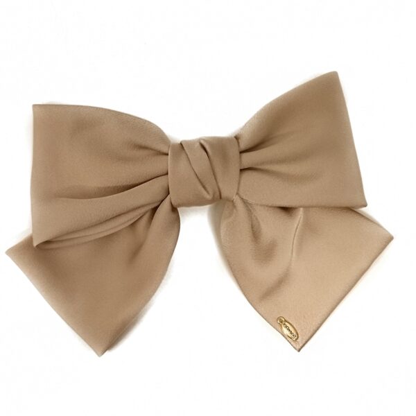 Hårspenne exclusive sløyfe – beige