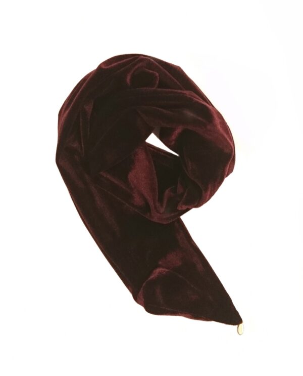Hårbånd velur wire – wine