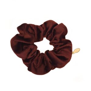 Hårstrikk scrunchies velur liten