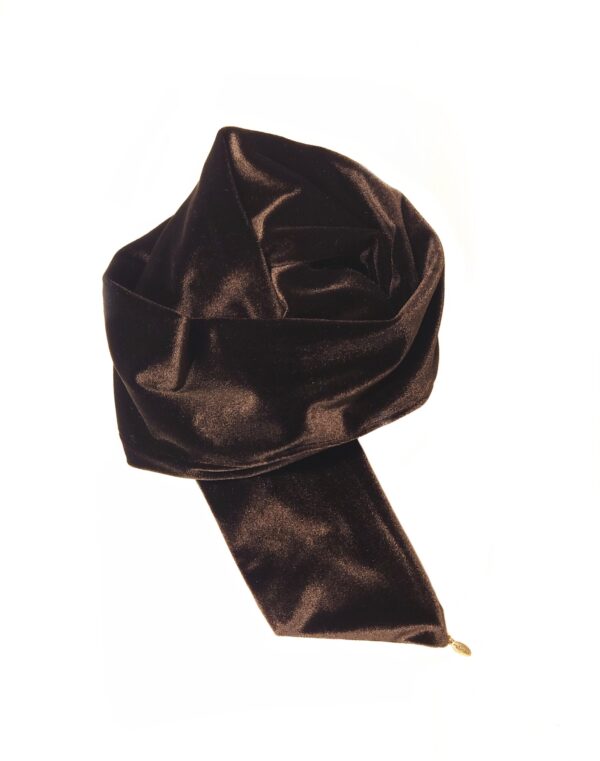 Hårbånd velur wire – espresso brun