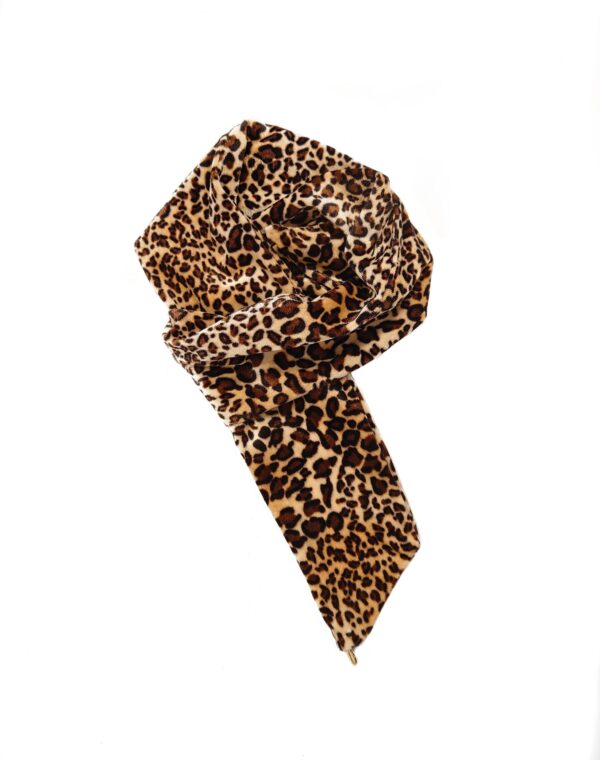 Hårbånd wire velur leopard – beige/brun