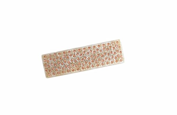 Hårspenne exclusive basic stener på hele liten – champagne/creme tortoise