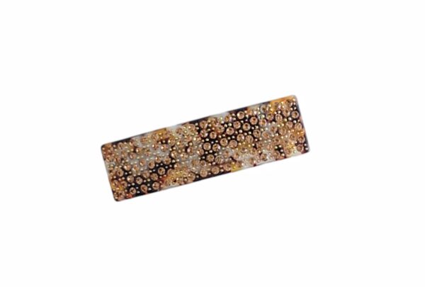 Hårspenne exclusive basic stener på hele liten – varme bruntoner/creme tortoise