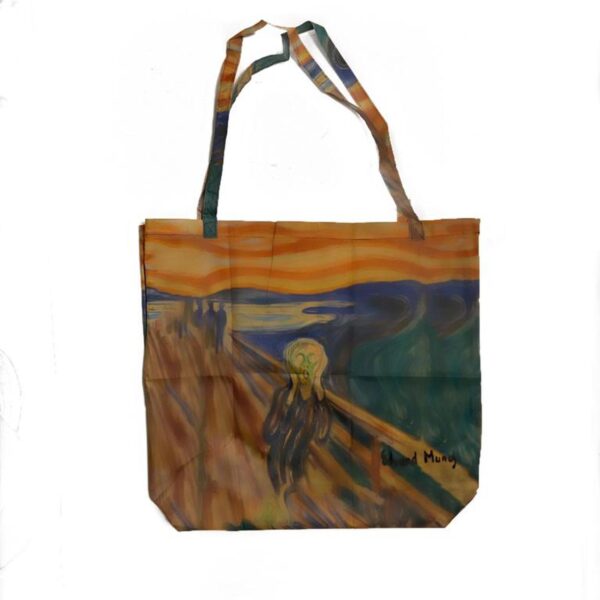 Edvard Munch gjenbrukbart handlenett – skrik