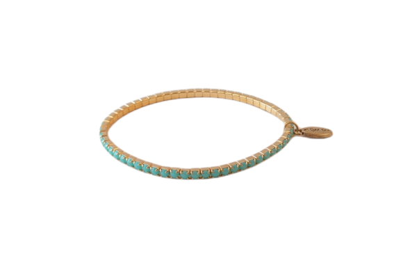 Armbånd stener strikk – turkis opal