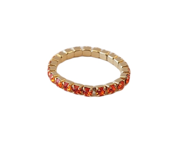 Ring 1 rad – gull/orange