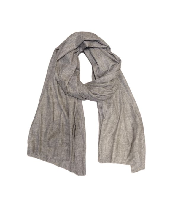 Skjerf 100% cashmere – grå