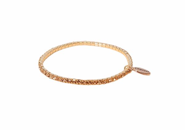 Armbånd stener strikk – champagne