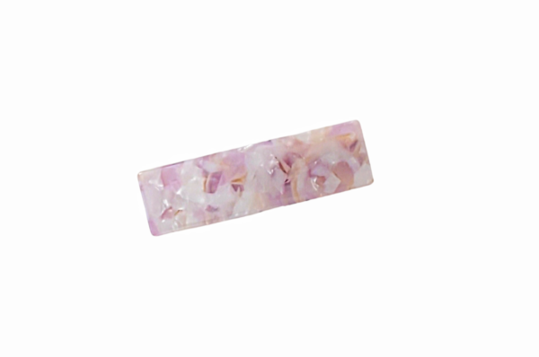 Hårspenne exclusive basic liten – Rosa/creme tortoise