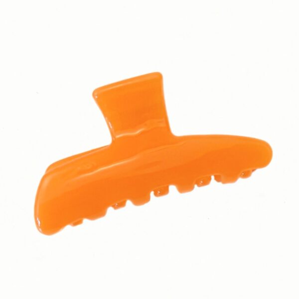Hårklype medium usymmetrisk – lys orange
