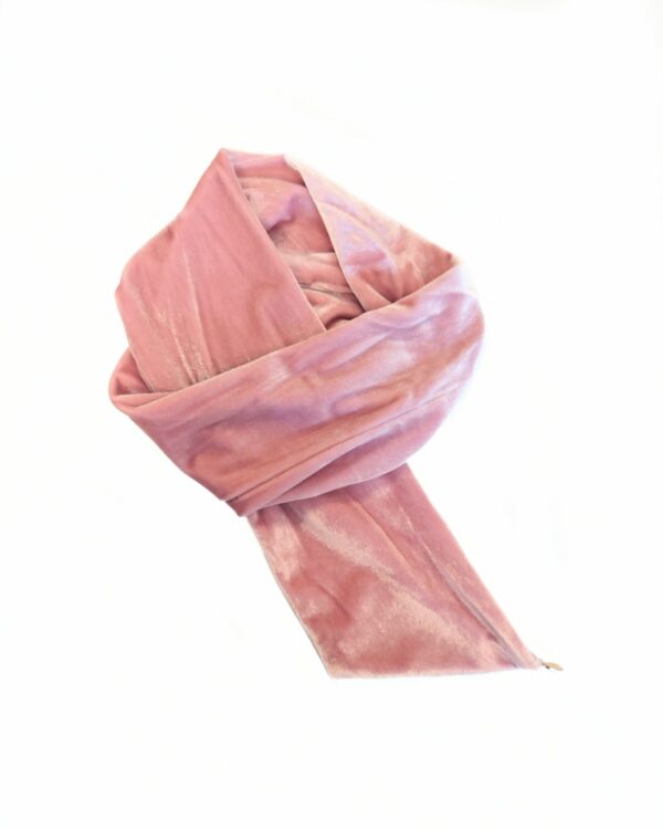 Hårbånd velur wire – lys dusty pink