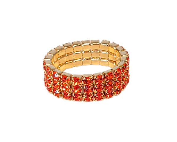 Ring 3 rader – gull/orange