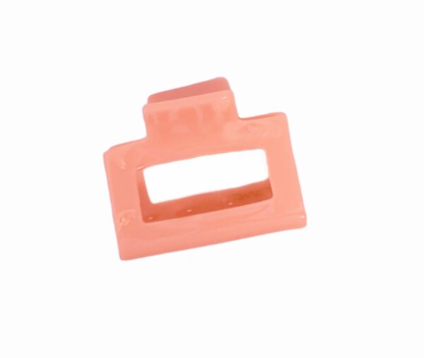 Hårklype firkant medium – rosa