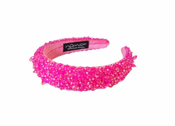 Hårbøyle Leah – Hot pink