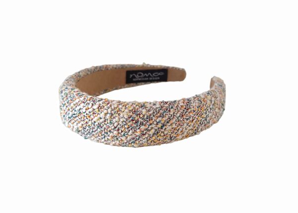 Hårbøyle boucle polstret – multicolour