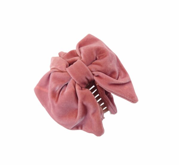 SALG. Paris hårklype luxus fløyel – Dusty pink