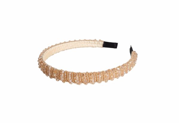 Hårbøyle pearl stor – Champagne