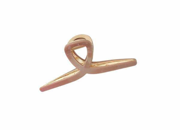 Hårklype Ancha metall stor – Beige