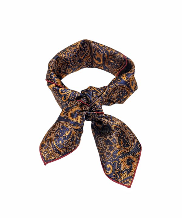 Bunadskjerf – #05 Cognac/navy