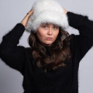 Aurora fuskepels hatt