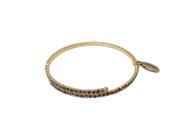 Armbånd stener rund – Montanablå