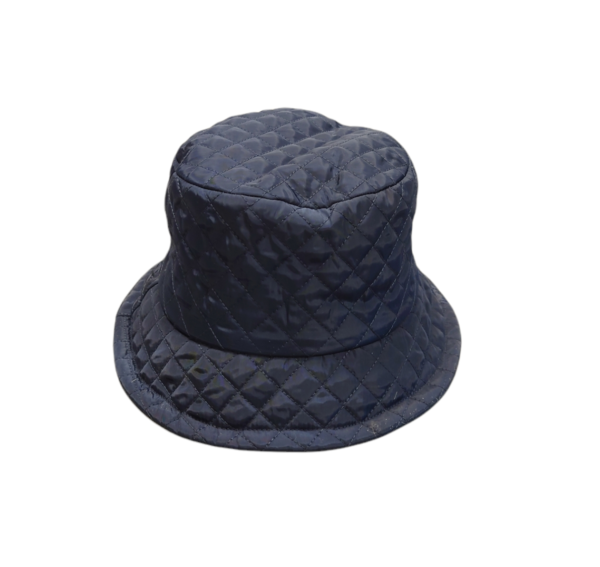 Bøttehatt vaffelmønster – Navy