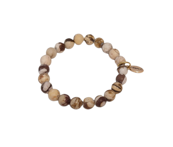 Rock Beads armbånd – Australia zebra jasper rock