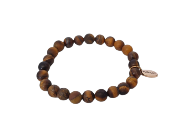 Rock Beads armbånd herre – Tiger eye rock