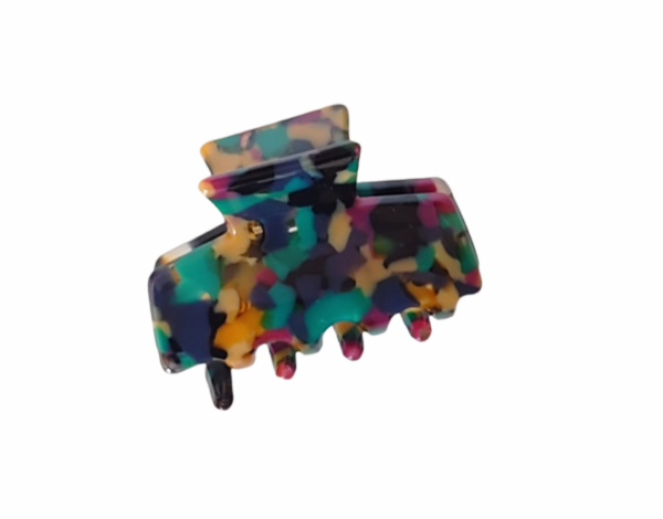Hårklype basic collection medium – Multicolour turtle