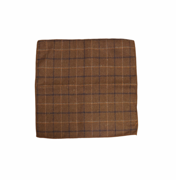 Herretørkle/handkerchief – Brun/navy/orange
