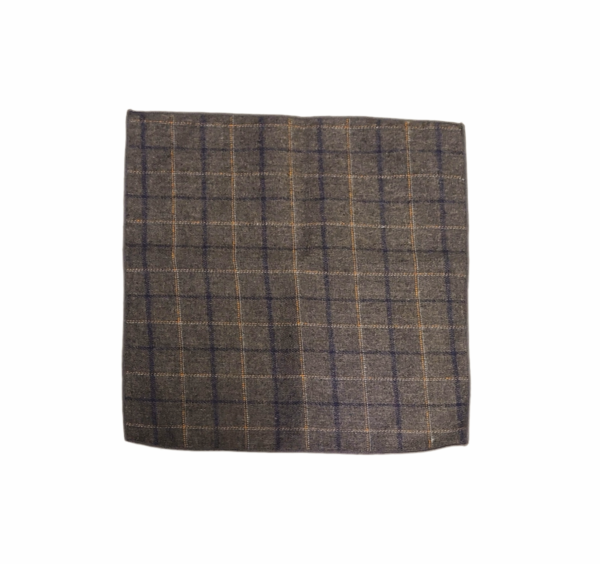 Herretørkle/handkerchief – Grå/navy/orange