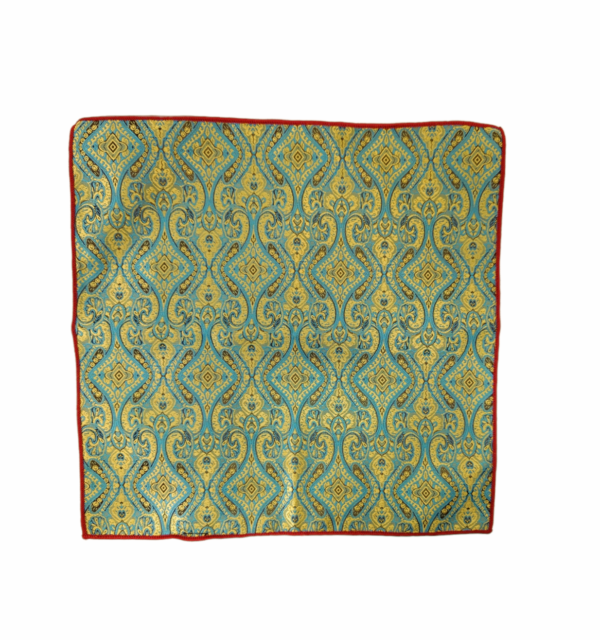 Herretørkle/handkerchief silke look – Turkis/lys grønn