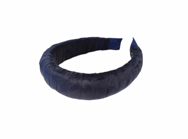 Hårbøyle Lise velur – Navy