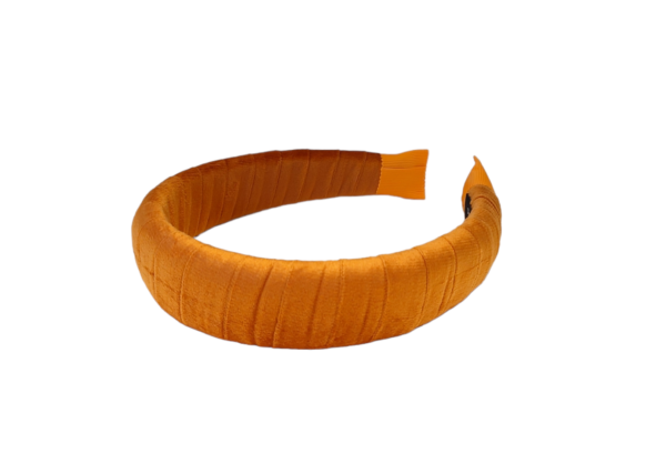 Hårbøyle Lise velur – Orange