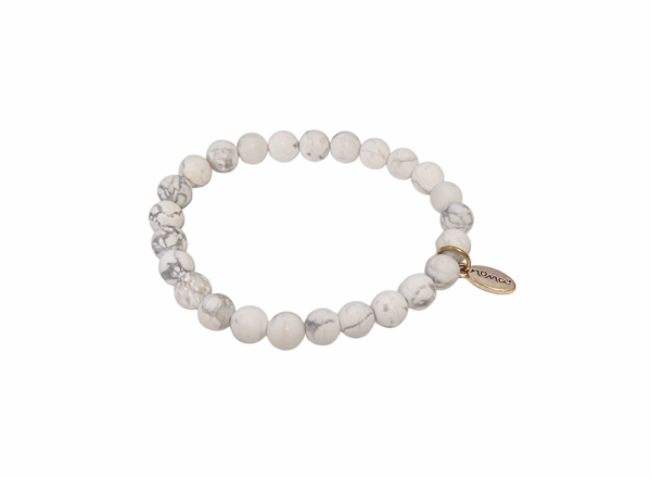 Rock Beads armbånd – Howlite rock