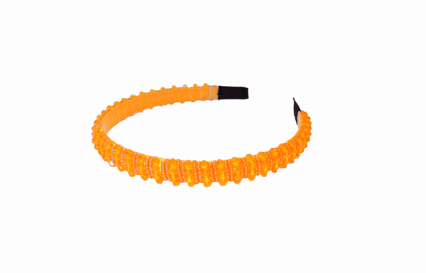 Hårbøyle pearl stor – Orange