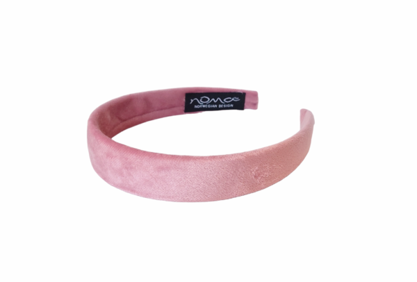 Hårbøyle velur flat – Rosa