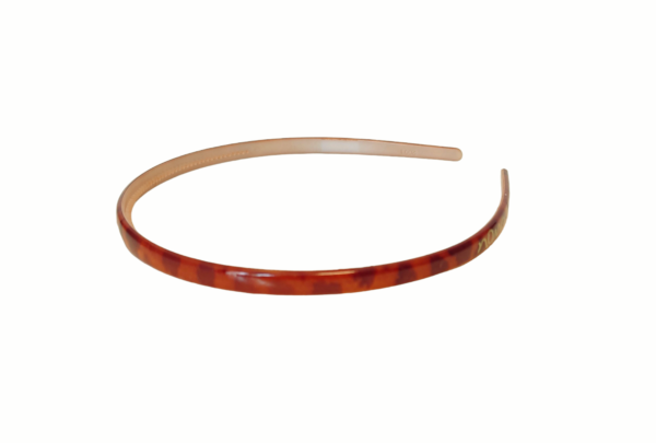 Hårbøyle candy smal – Brent orange leopard