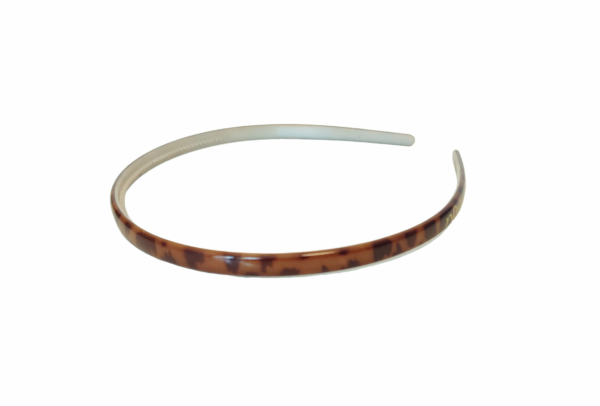 Hårbøyle candy smal – Brun leopard