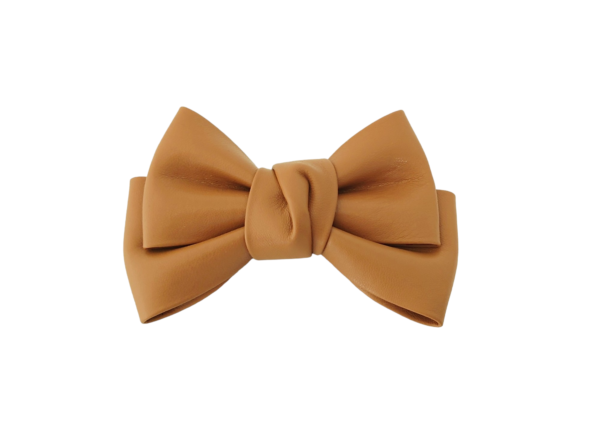 Skopynt sløyfe leather look 2 pk – Cognac