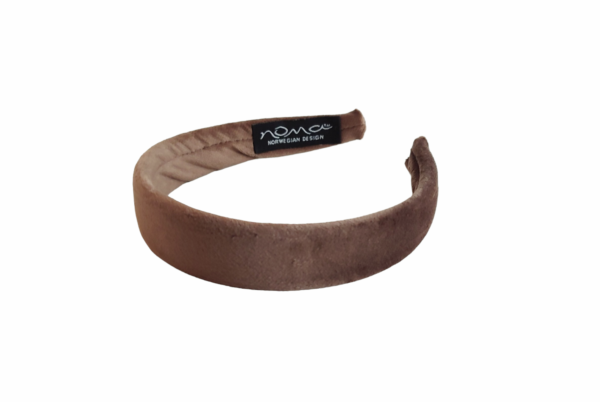 Hårbøyle velur flat – Taupe